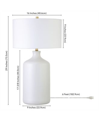 Sloane 29" Tall Ceramic Table Lamp with Fabric Shade
