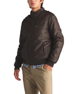 Men's Faux Leather Iconic Racer Jacket