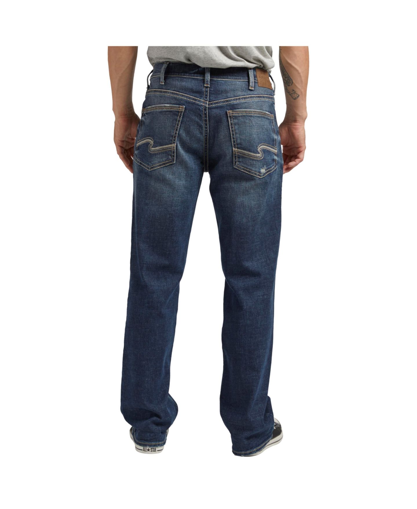 Мужские джинсы Silver Jeans Co. Gordie Relaxed Fit Straight Leg — фото 1
