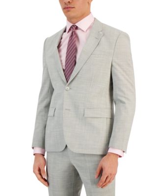 Hugo Boss - Men's Modern-Fit Check-Print Superflex Suit Jacket