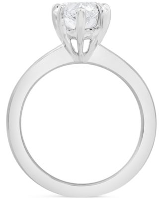 Certified Lab Grown Diamond Pear Solitaire Engagement Ring (4 ct. t.w.) in 14k Gold