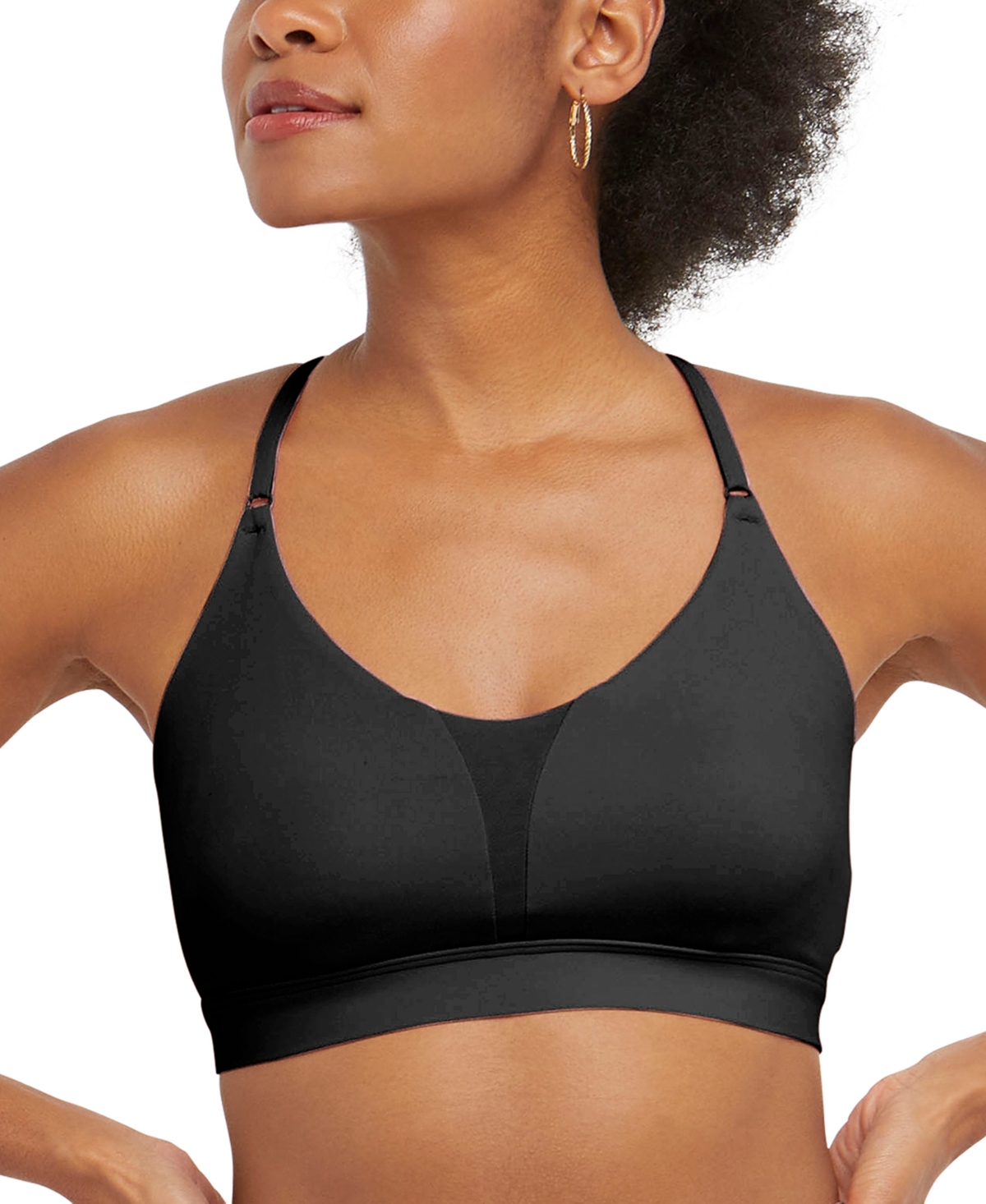 Champion Women's Soft Touch Low-impact Sports Bra In Black