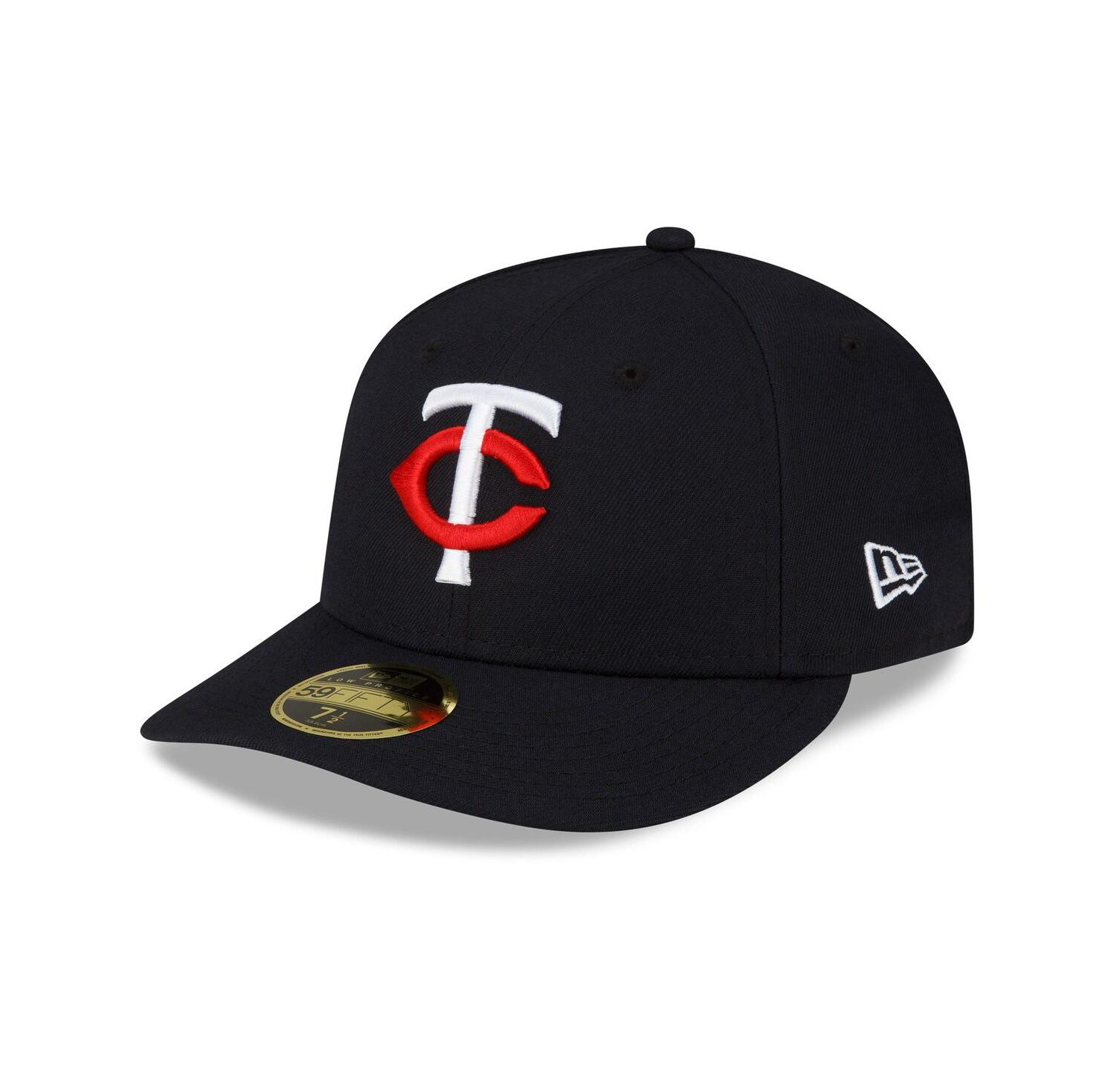 Мужская темно-синяя приталенная шляпа Minnesota Twins 2023 Authentic Collection из коллекции Now Profile Home 59FIFTY