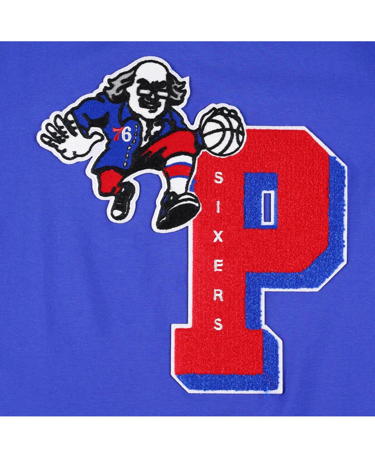 Shop Pro Standard Men's  Royal Philadelphia 76ers Mash Up Capsule T-shirt