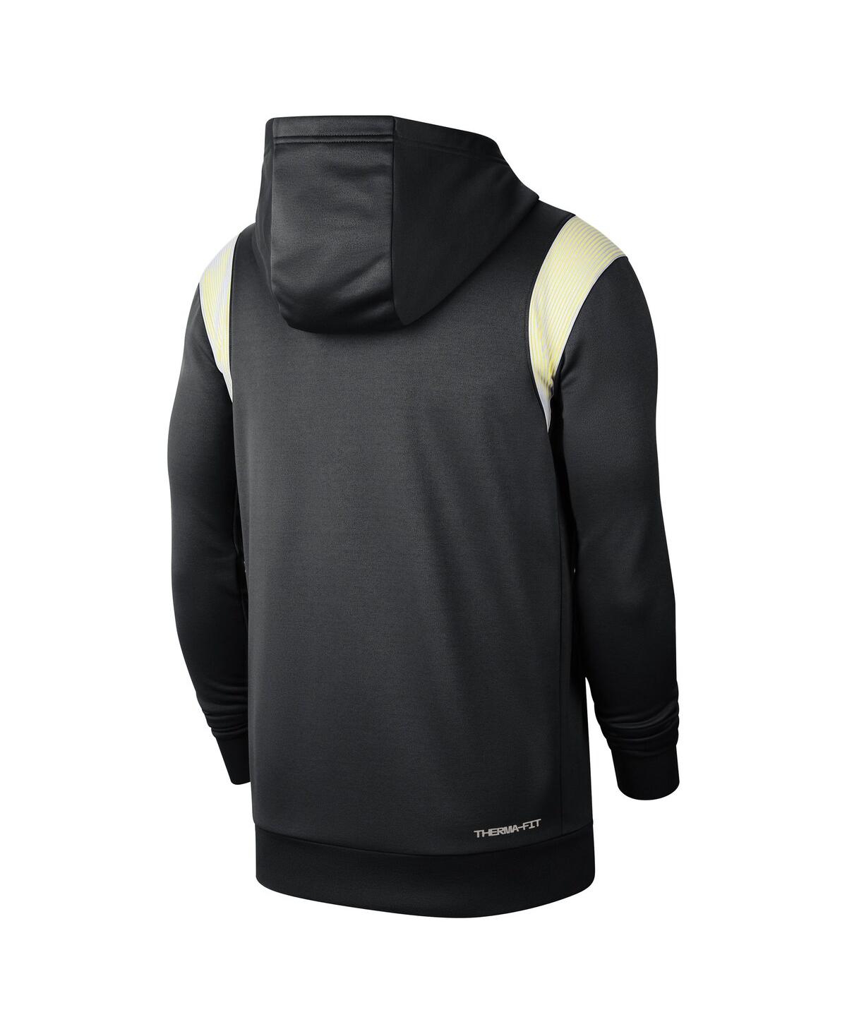 Men's NikeOregon Ducks 2022 Game Day Sideline Performance Pullover Hoodie - Black