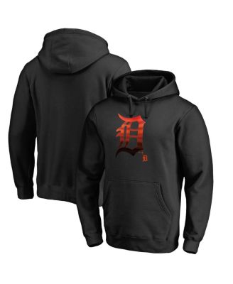 Men's Black Detroit Tigers Midnight Mascot Pullover Hoodie