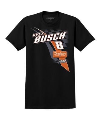 Men's Black Kyle Busch Cheddar's Lifestyle T-shirt