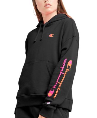 Champion Women s Powerblend Fleece Graphic Print Hoodie Macy s