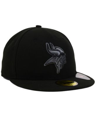 New Era Minnesota Vikings Black Gray 59FIFTY Cap - Macy's