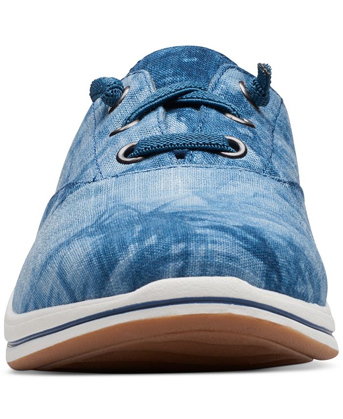 Clarks Women's Cloudsteppers Breeze Sky Lace Up Sneakers Black Size 8.5 M