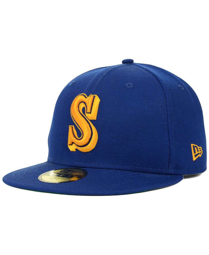 New Era Seattle Mariners MLB Cooperstown 59FIFTY Cap - Macy's