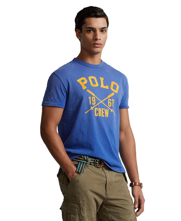 Polo Ralph Lauren Men's Classic Fit Crew Neck Pocket T-Shirt - Macy's