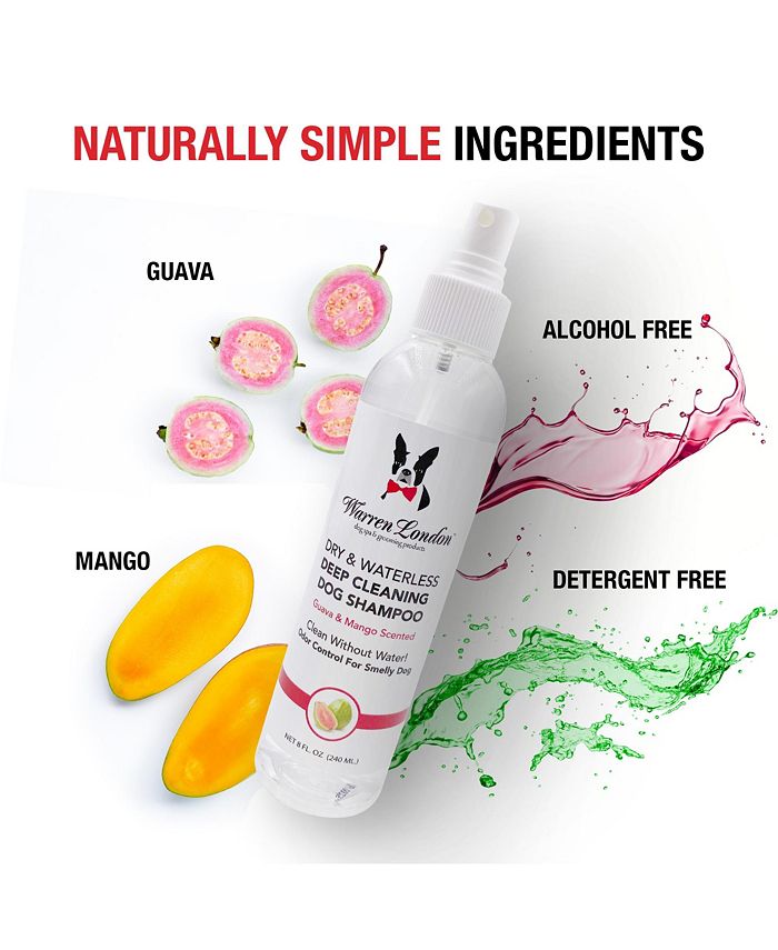 Warren London Dry & Waterless Dog Shampoo by No Rinse Dog Shampoo