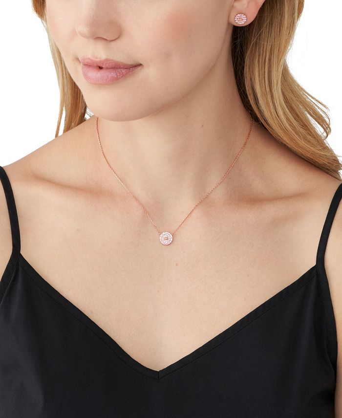 Michael Kors Brilliance Short Necklace and Earrings Set Macy s