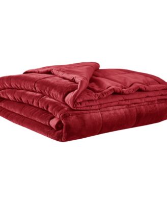 Coleman Plush Reversible HeiQ Smart Temperature Down Alternative Blanket, King