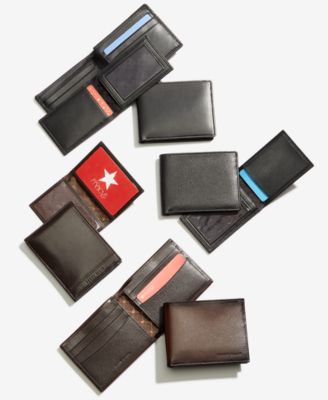 Guess Men's RFID Slimfold Wallet & Card Case Set - Black - Size