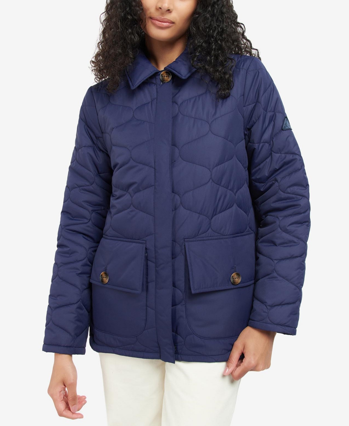 Barbour Leilani Quilted Jacket In Eternal Ink