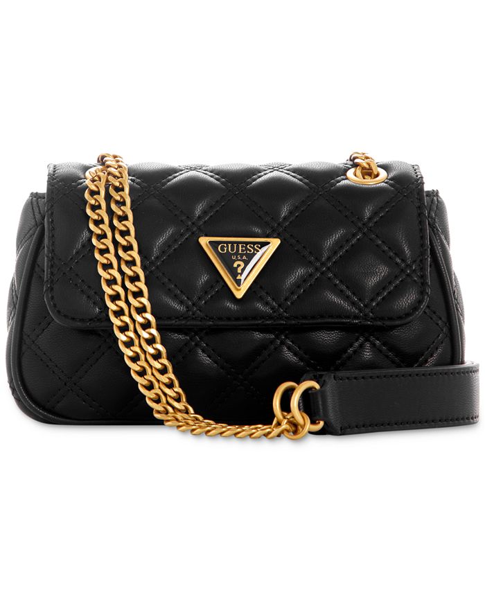 GUESS Giully Mini Convertible Flap Quilted Crossbody - Macy's