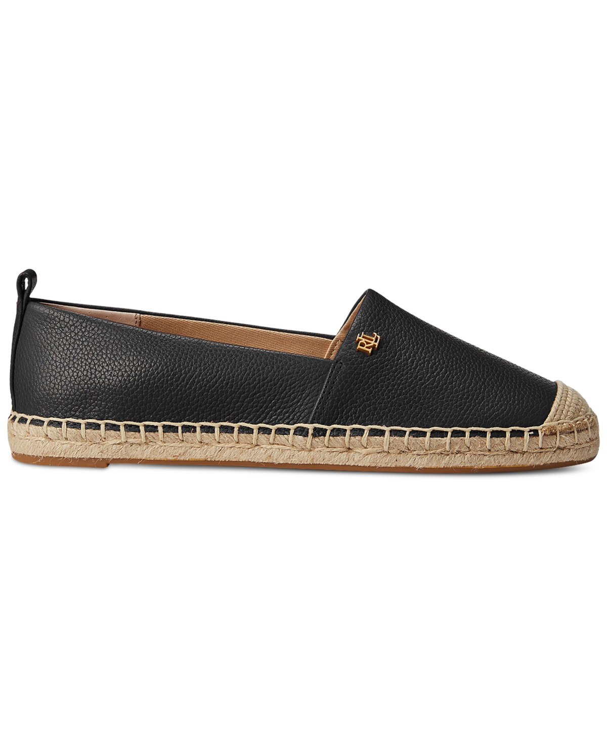 Ralph lauren leather espadrilles best sale
