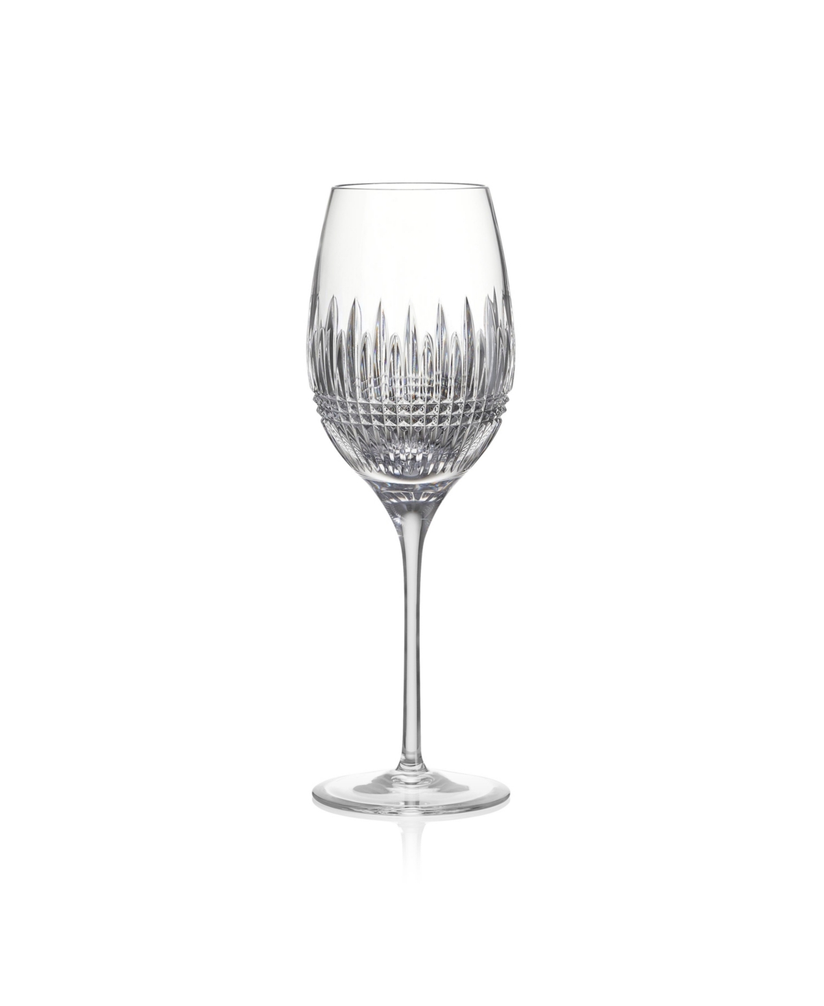 Waterford Lismore Diamond Essence Wine Medium Glass In Clear
