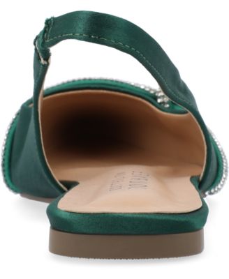 Women's Rebbel Rhinestone Knot Slingback Flats