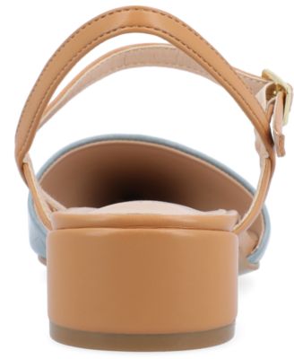 Women's Brynn Block Heel Pointed Toe Flats