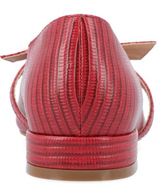 Women's Cait Bow Mary Jane Pointed Toe Flats