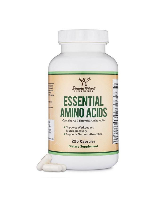 Double Wood Supplements Essential Amino Acids 225 capsules Macy's