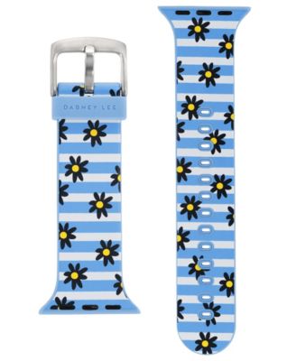Blue Flower Child Silicone Band by Dabnee Lee designed for Apple Watch&reg; 42mm (Series 10) & 38/40/41mm 