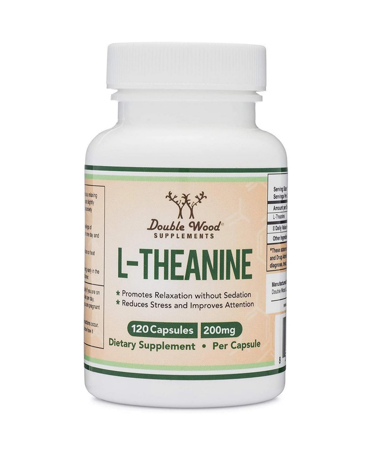 L-Theanine - 120 x 200 mg capsules