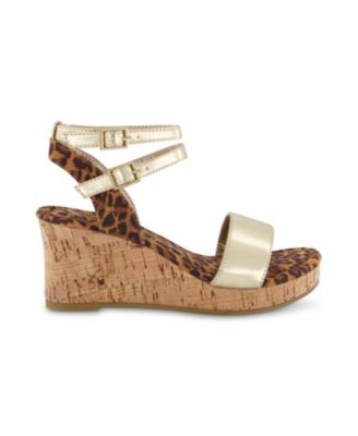 Big Girls Wedge Open Toe Sandals