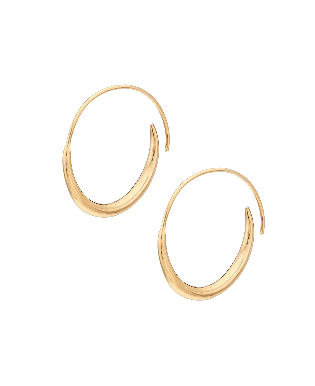 24K Gold-Plated Amali Threader Hoop Earrings - Gold
