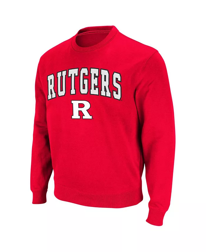 Men's Rutgers Scarlet Knights Arch and Logo Crew Neck Sweatshirt - thumbnail 10