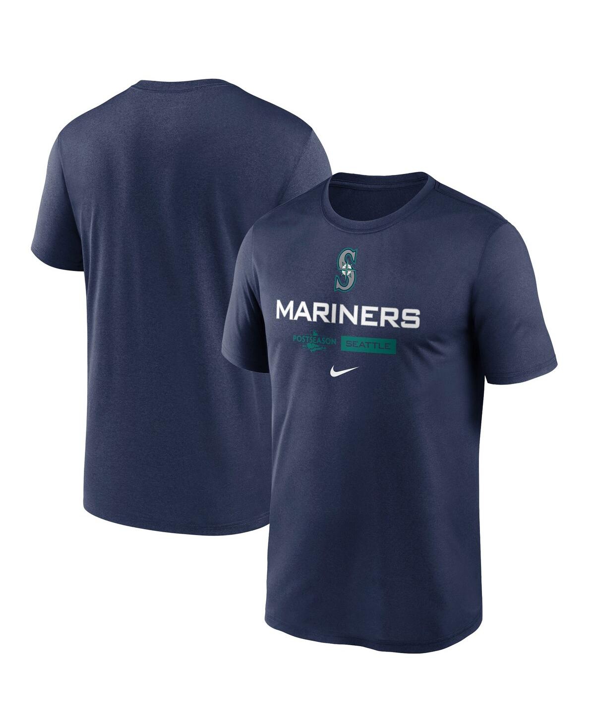 Men's NikeSeattle Mariners 2022 Postseason Authentic Collection Dugout T-shirt - Navy