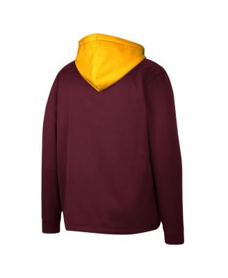 Men's Maroon Minnesota Golden Gophers Luge 3.0 Quarter-Zip Hoodie