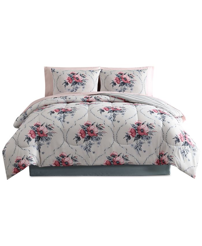 Hallmart Collectibles Tina Reversible 8Pc. Comforter Sets, Created for