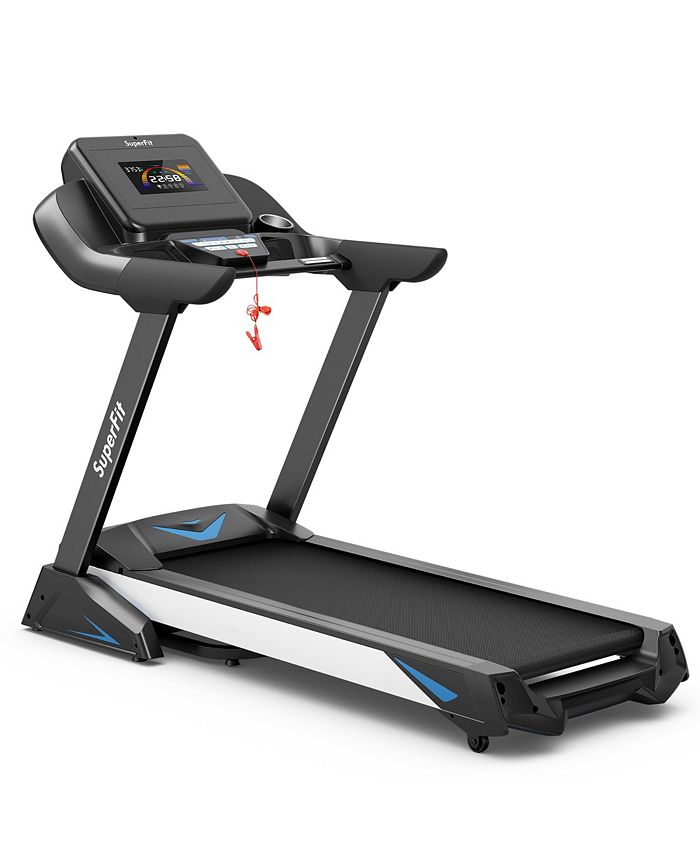Costway 4.75HP Electric Folding Treadmill W APP Auto Incline