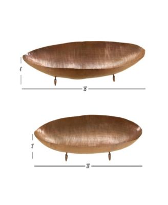 Metal Tray, Set of 2, 36", 29" W