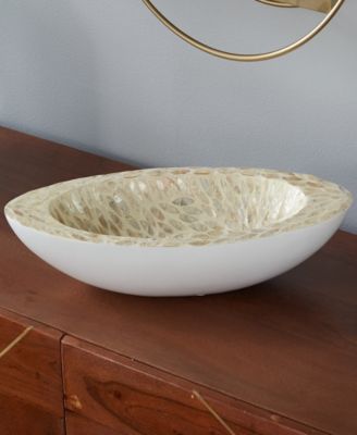 Mother of Pearl Tray, 21" x 8" x 4"