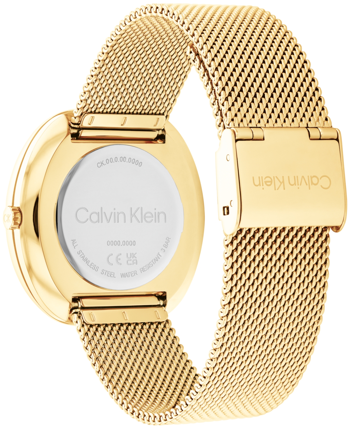 Calvin Klein Women's 2-HandTone Stainless Steel Mesh Bracelet Watch 36mm - Gold