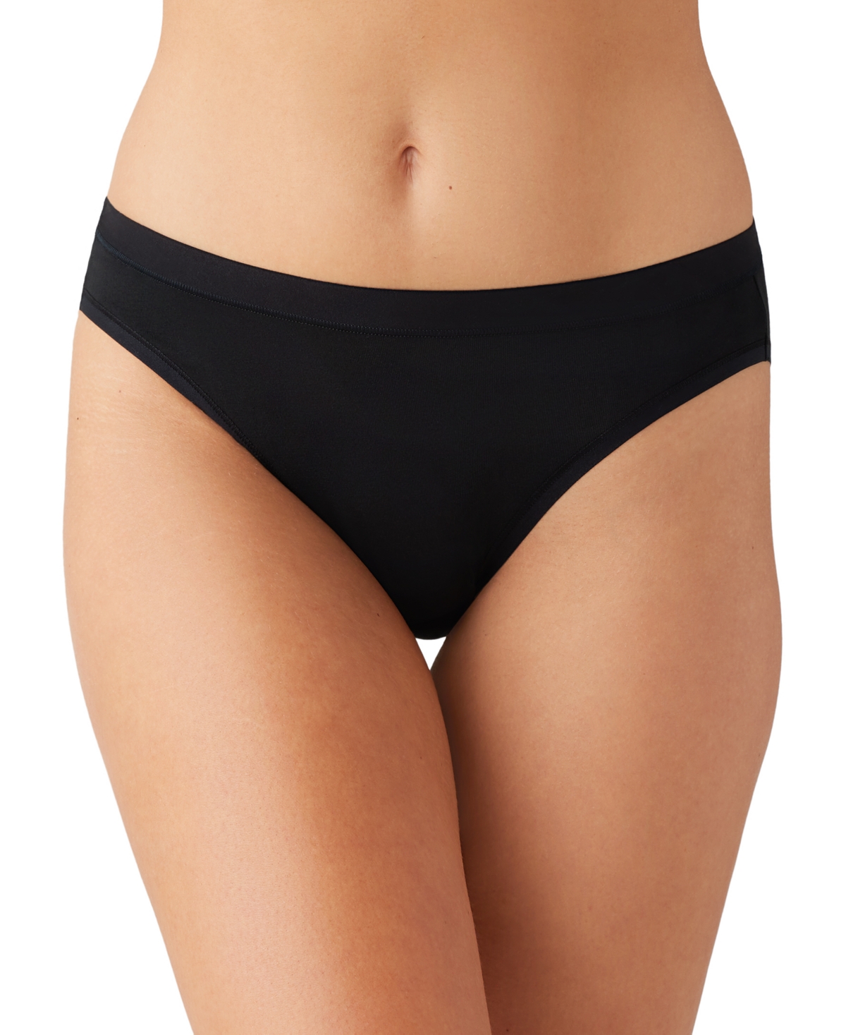 Shop Wacoal Women's Understated Cotton Bikini Underwear 870362 In Black
