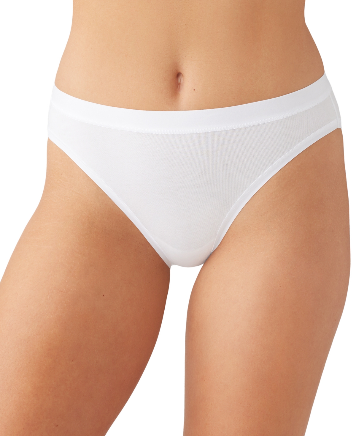 Shop Wacoal Women's Understated Cotton Bikini Underwear 870362 In White