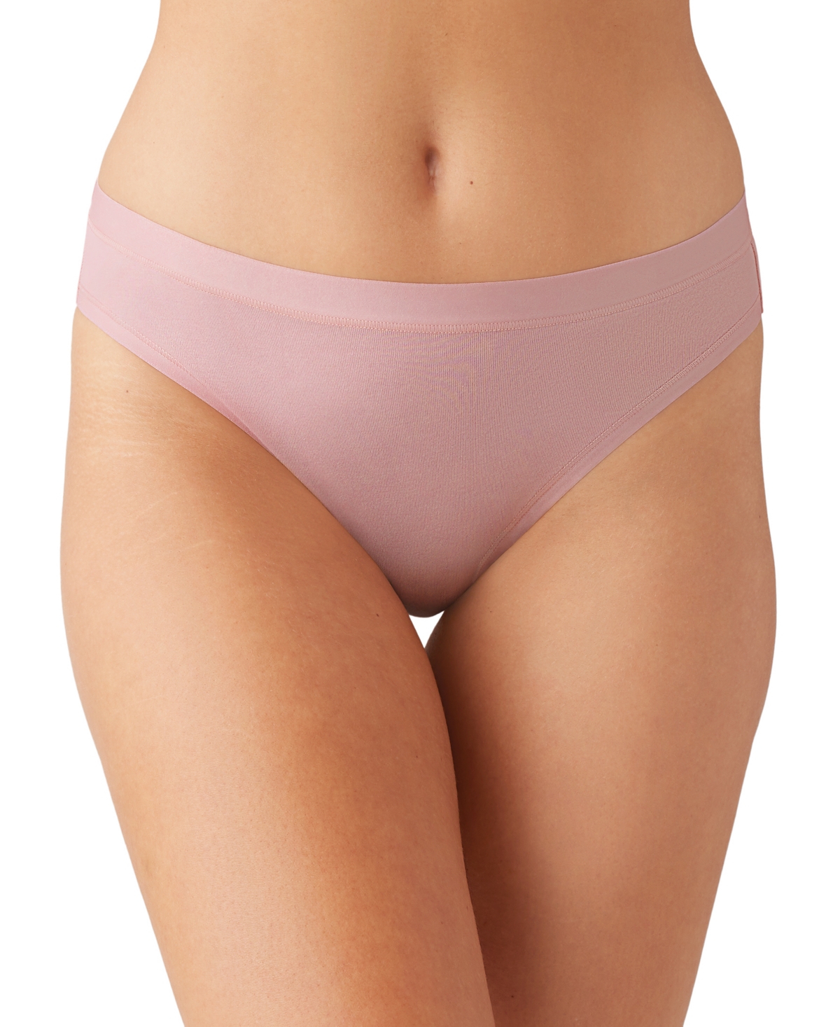 Shop Wacoal Women's Understated Cotton Bikini Underwear 870362 In Zephyr Pink