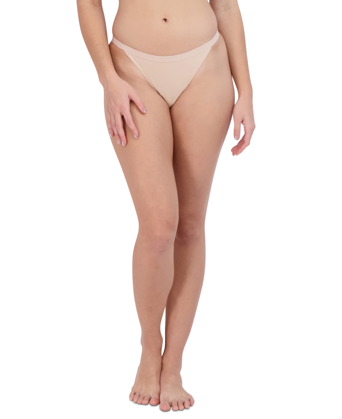 Steve Madden Women's Micro String Bikini Underwear SM12177 - Rose Dust