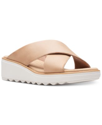 Photo 1 of * women's 8 *
Clarks Women's Jillian Gem Crisscross Slip-On Wedge Sandals