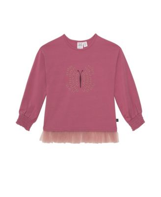 Deux Par Deux Leggings with Tulle Skirt - Mauve Glow Pink Deux Par Deux Leggings with Tulle Skirt - Mauve Glow Pink