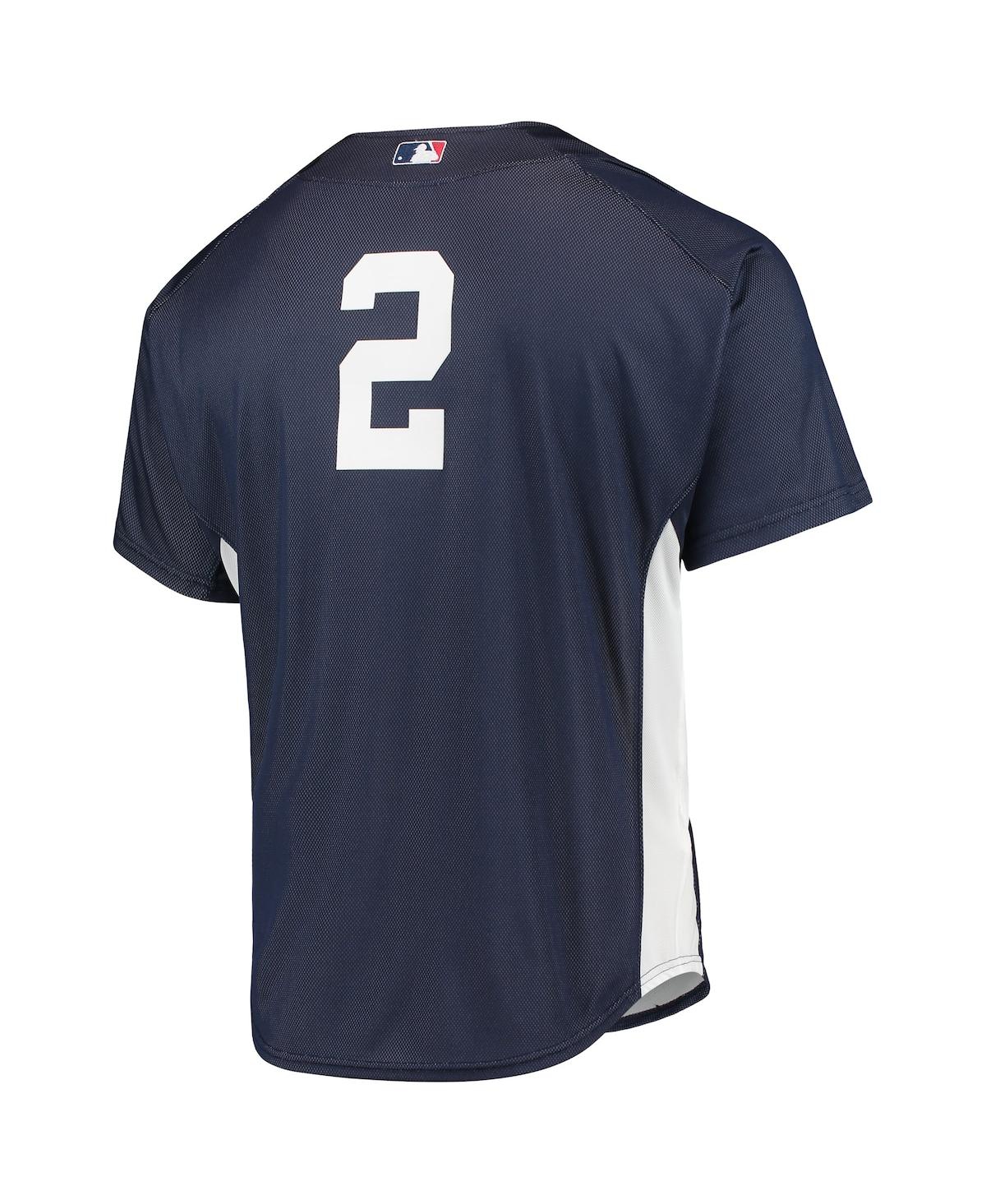 Men's Mitchell & Ness Derek JeterNew York Yankees Cooperstown Collection Mesh Batting Practice Jersey - Navy