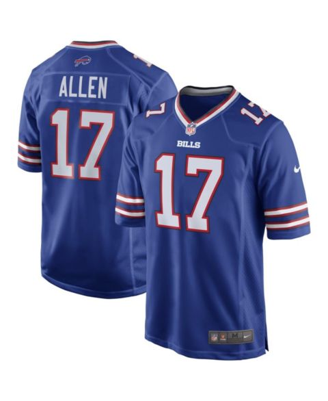 Мужской топ Nike Josh Allen Buffalo Bills Team Game Player Jersey, цвет: Королевский синий