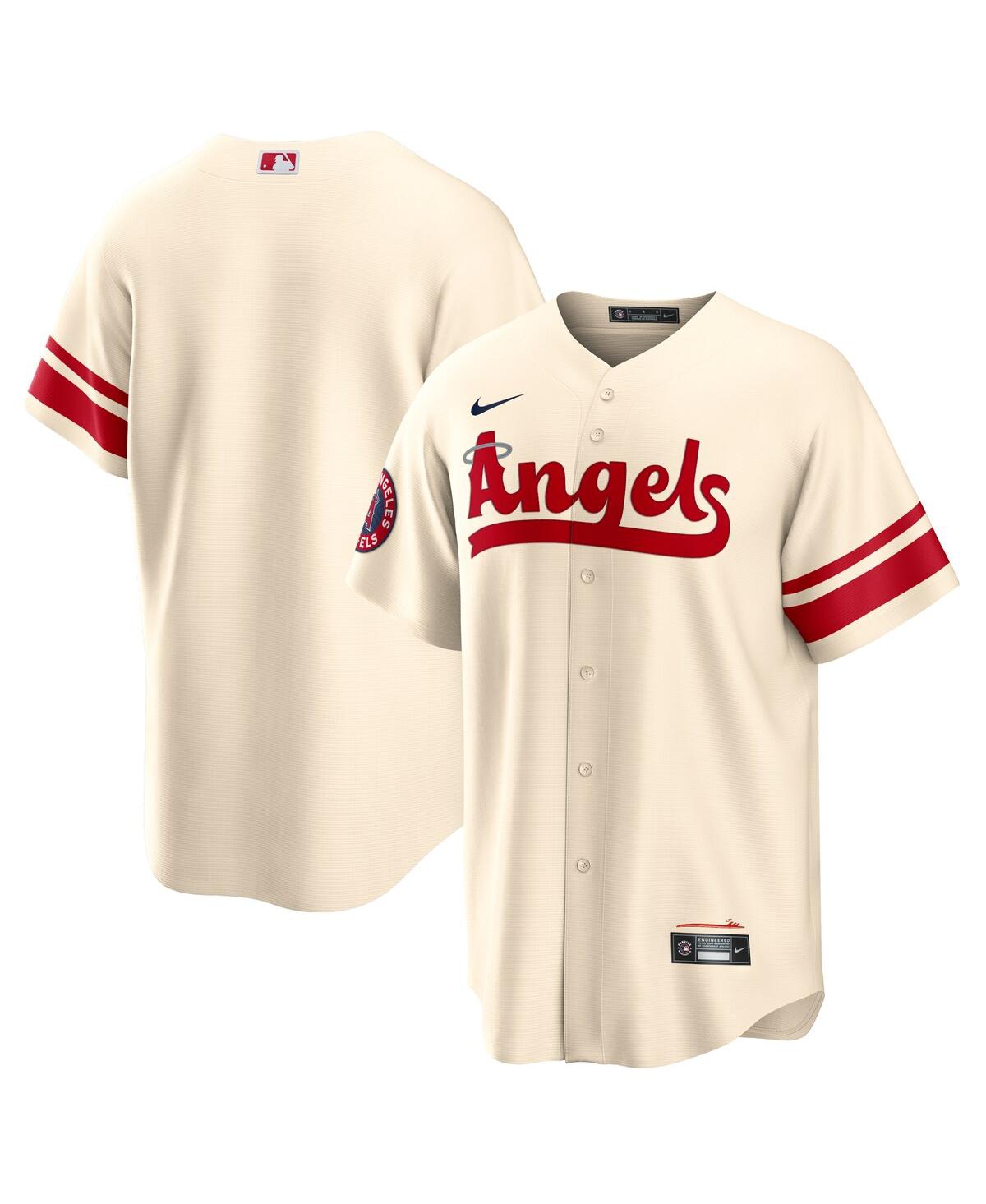 Men's NikeLos Angeles Angels City Connect Replica Team Jersey - Cream