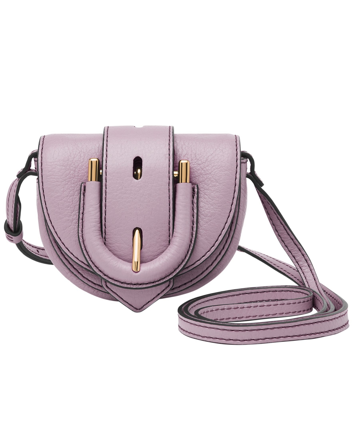 Fossil Harwell Mini Flap Crossbody Bag In Lavender | ModeSens